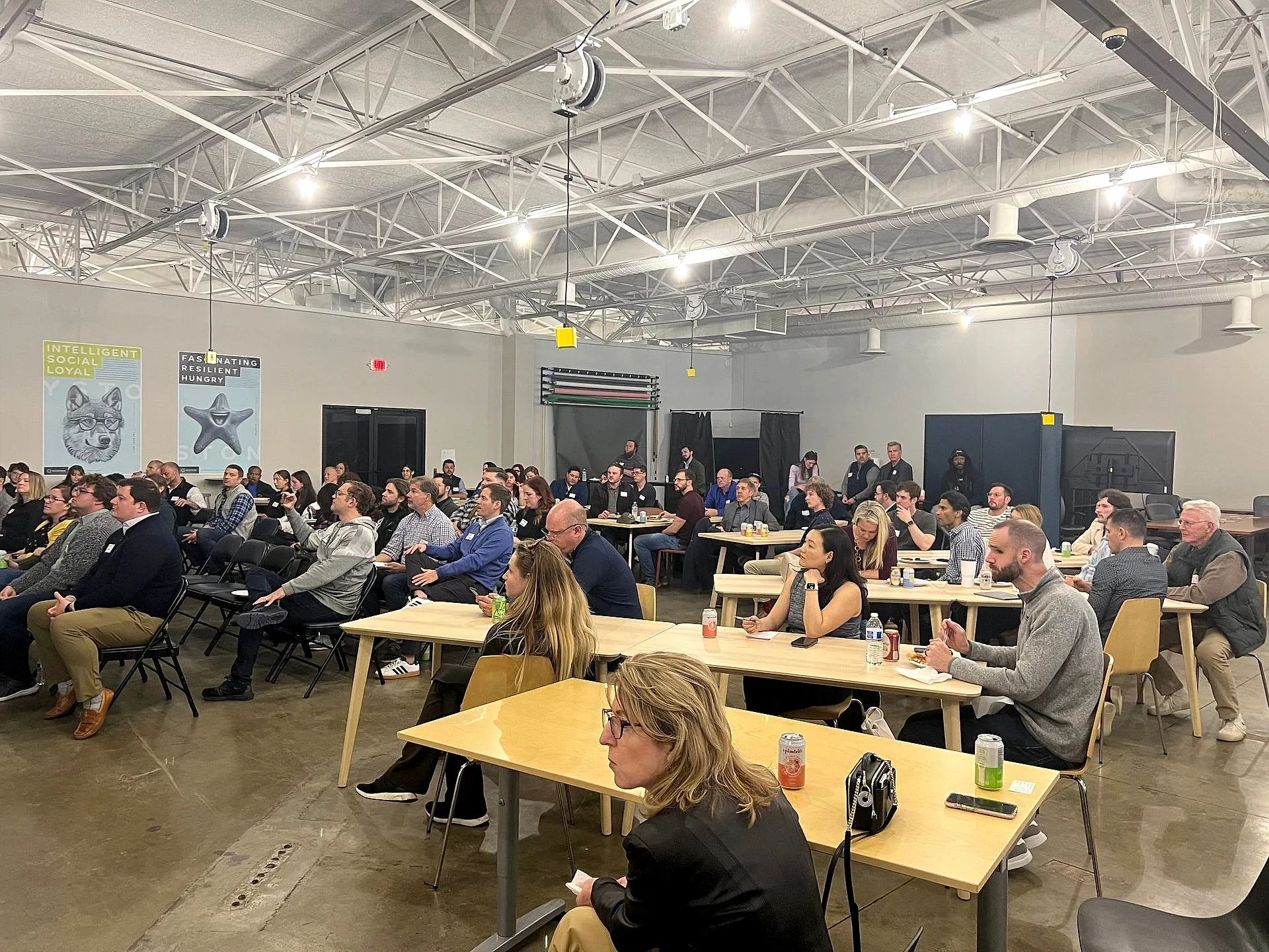 Audience at a Kansas City AI Club night
